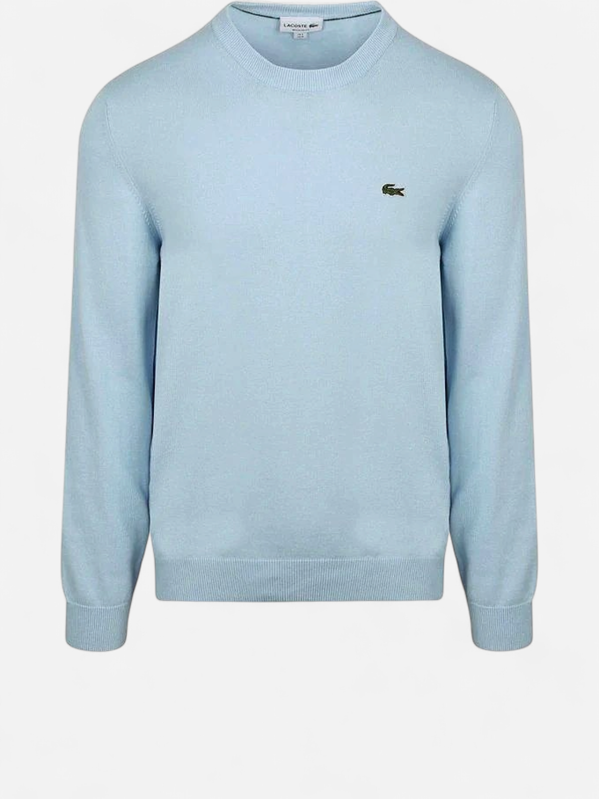 Lacoste miesten neulepaita Regular Fit Crew Neck Sweater, vaaleansininen