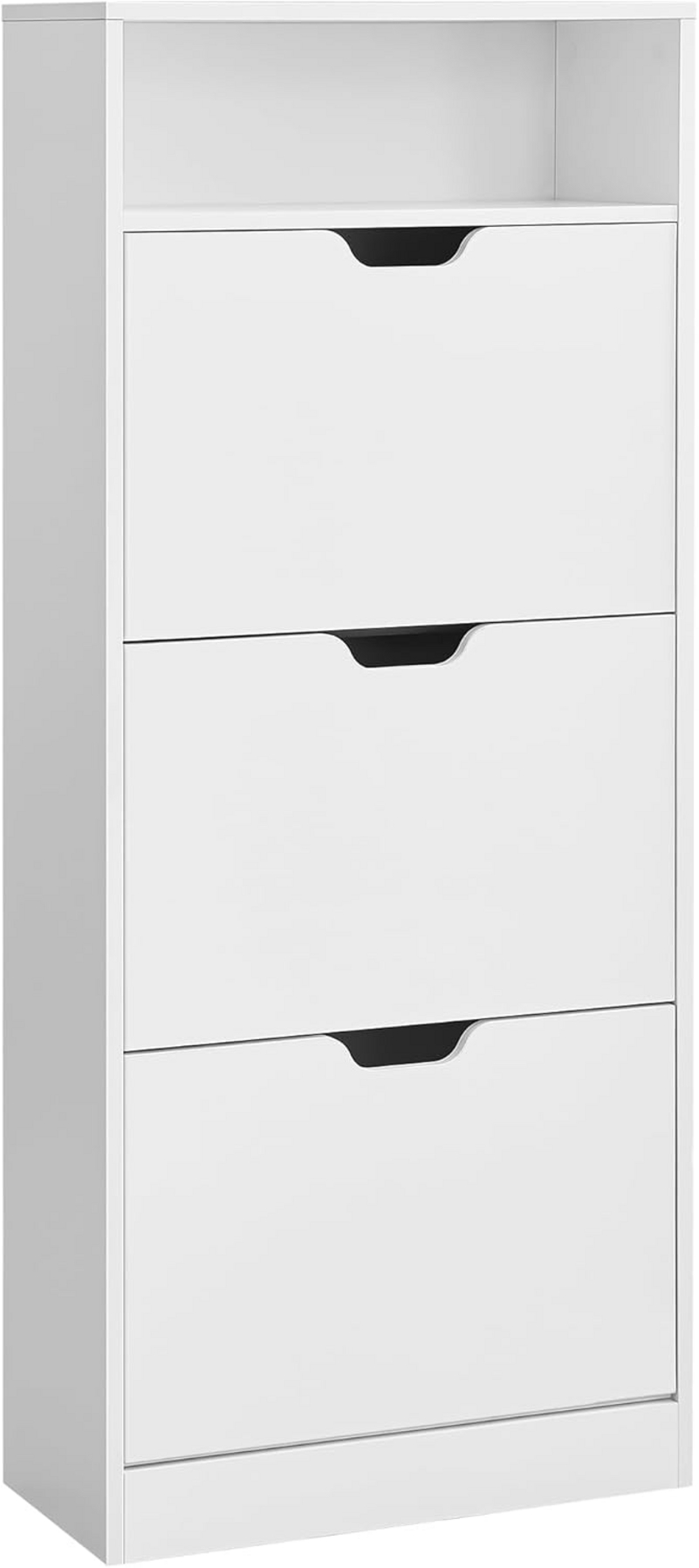 Vasagle kenkäkaappi, 24 × 60 × 139 cm, pilvenvalkoinen, LBC046W01