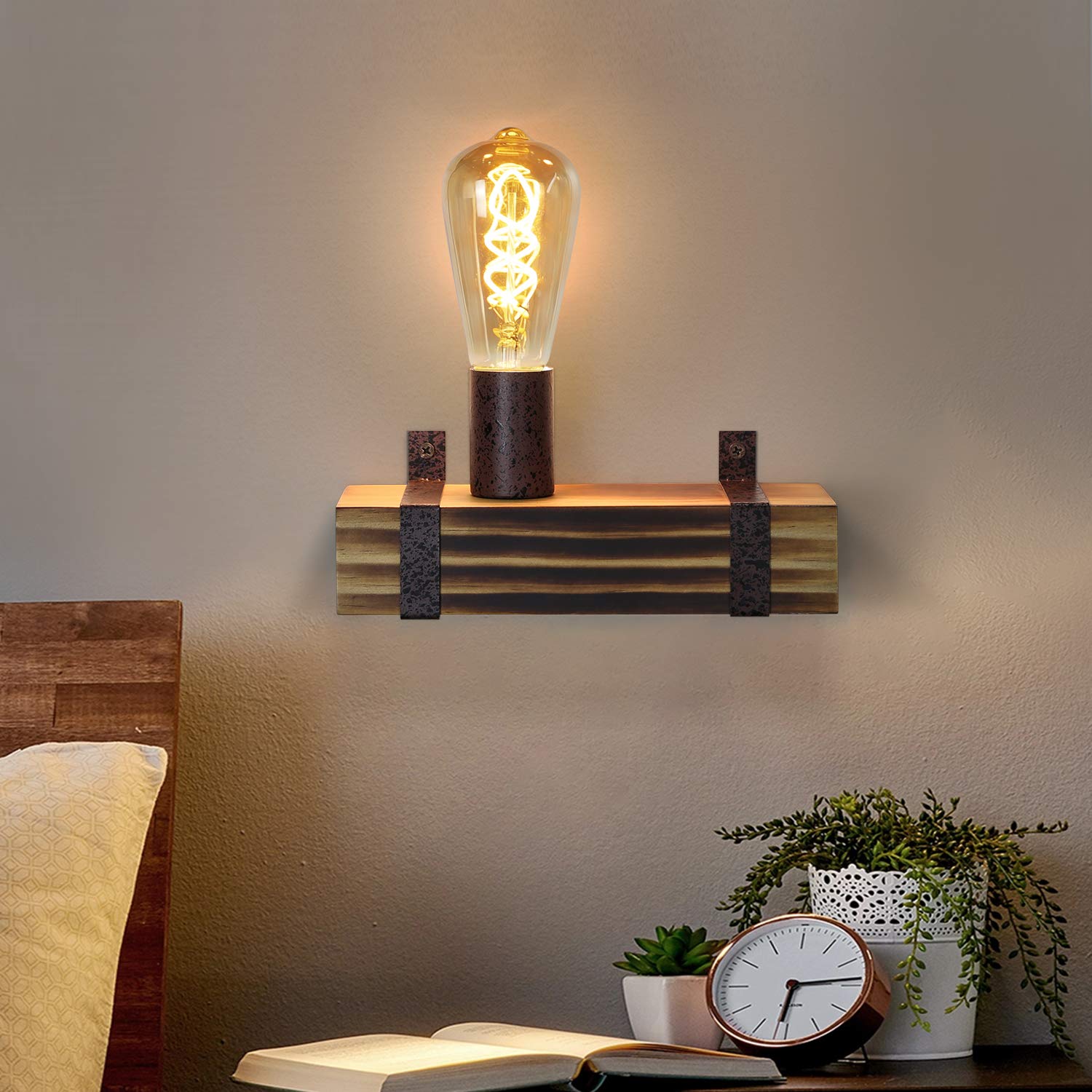 ZMH Vintage-seinävalaisin 23 cm 60 W