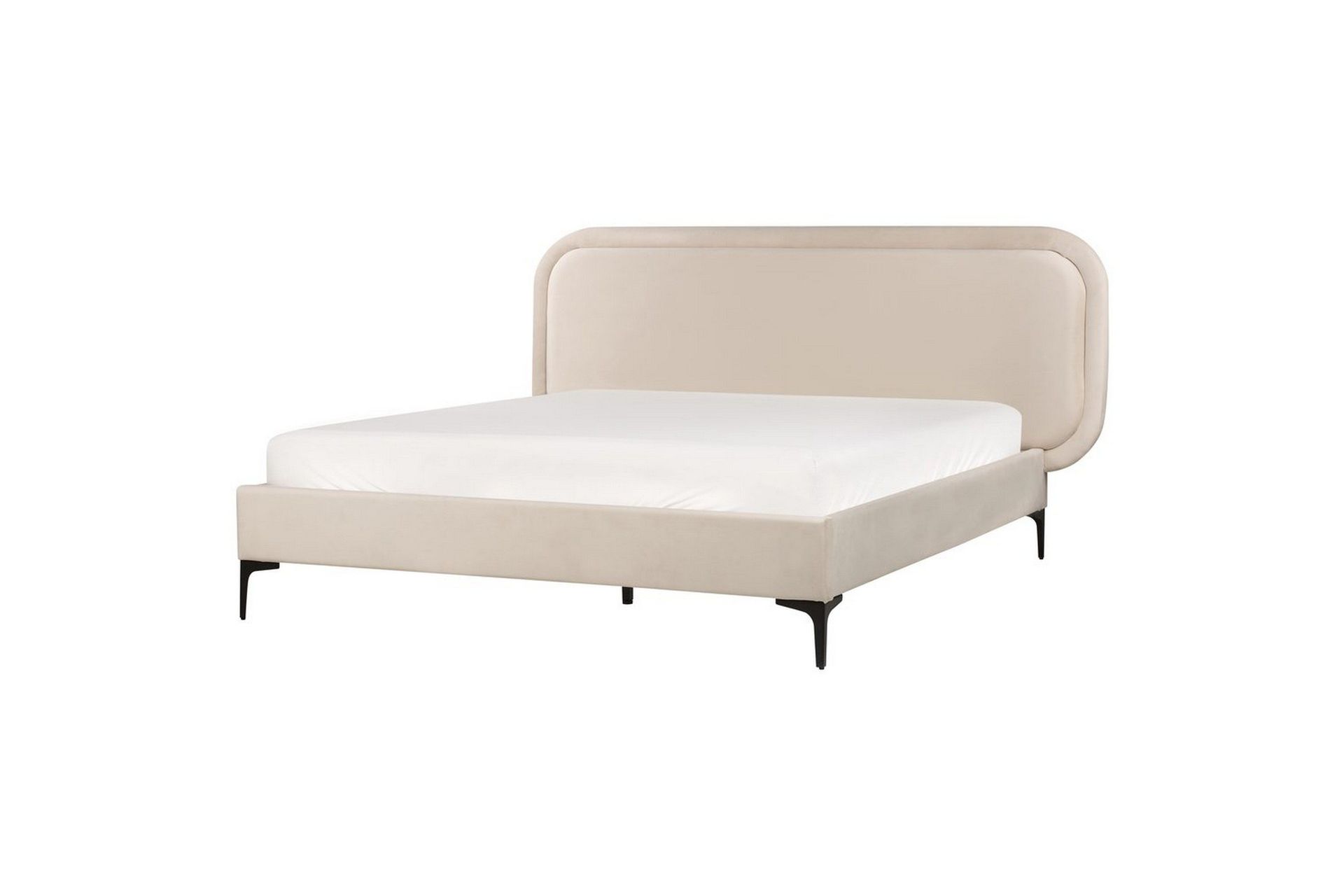 Parisänky Suzette sälepohjalla, vaalea beige, 140x200 cm - Vaalea beige, 140x200 cm