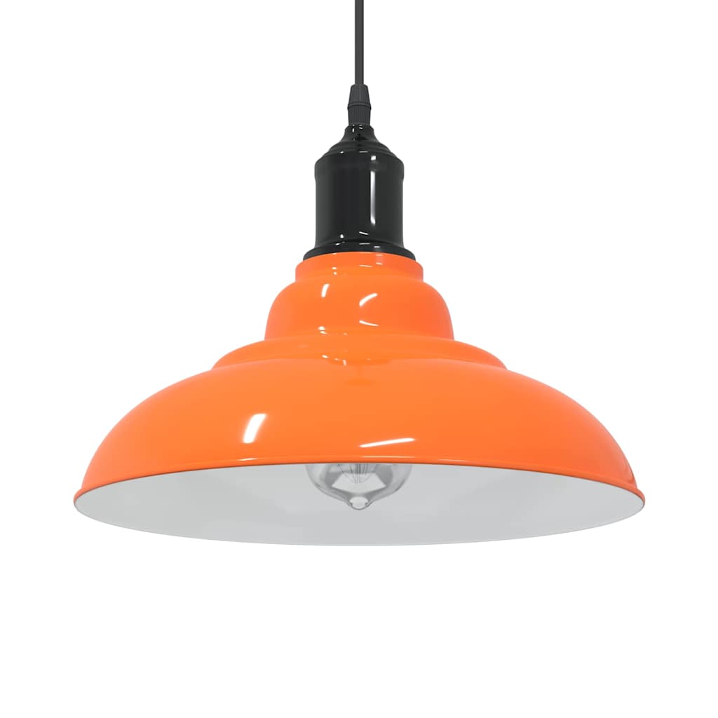 vidaXL Riippuvalaisin E27 Kiiltävä Oranssi Ø 31 cm